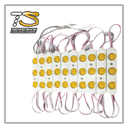 PAQUETE DE 40 MÓDULOS DE 3 LED SMD EXTERIOR BLANCO CÁLIDO