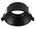 INN- EMPOTRABLE ARO METÁLICO DIRIGIBLE PROFESIONAL NEGRO INTERIOR BASE GU10
