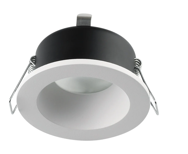 INN- EMPOTRABLE ARO METÁLICO FIJO PROFESIONAL BLANCO EXTERIOR IP65 BASE GU10