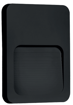 WIN- LUMINARIA DE CORTESIA COLOR NEGRO 2W BLANCO FRÍO