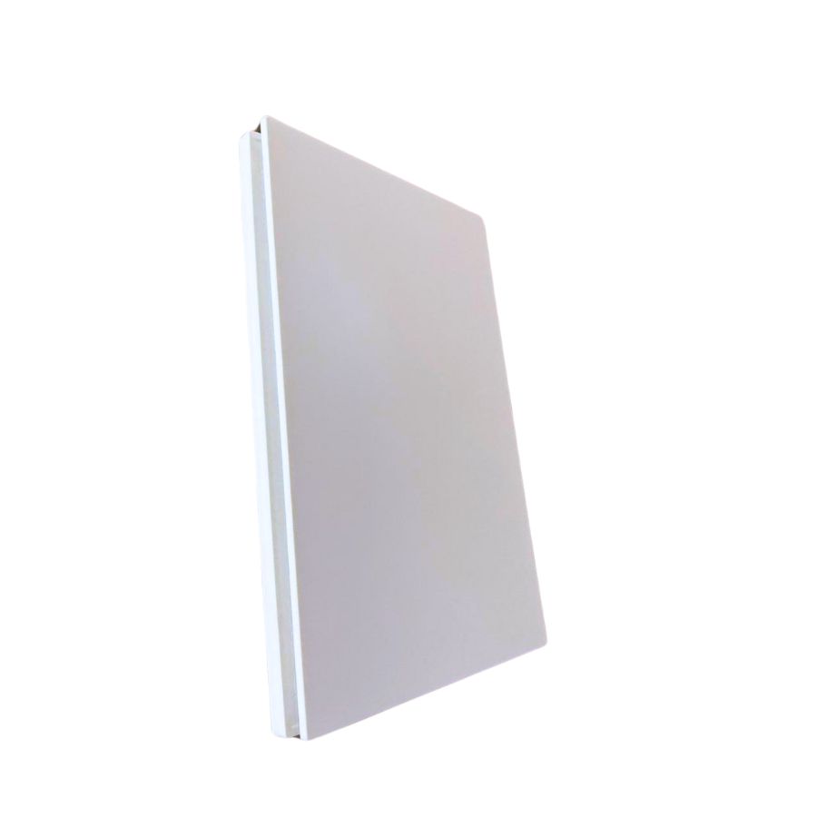 [APL-701] INN - PLACA LUXURY APAGADOR DE 1 INTERRUPTOR 3 VIAS COLOR BLANCO