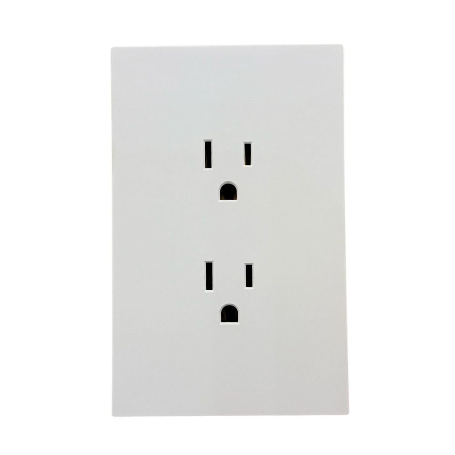 INN - PLACA LUXURY CONTACTO DOBLE COLOR BLANCO