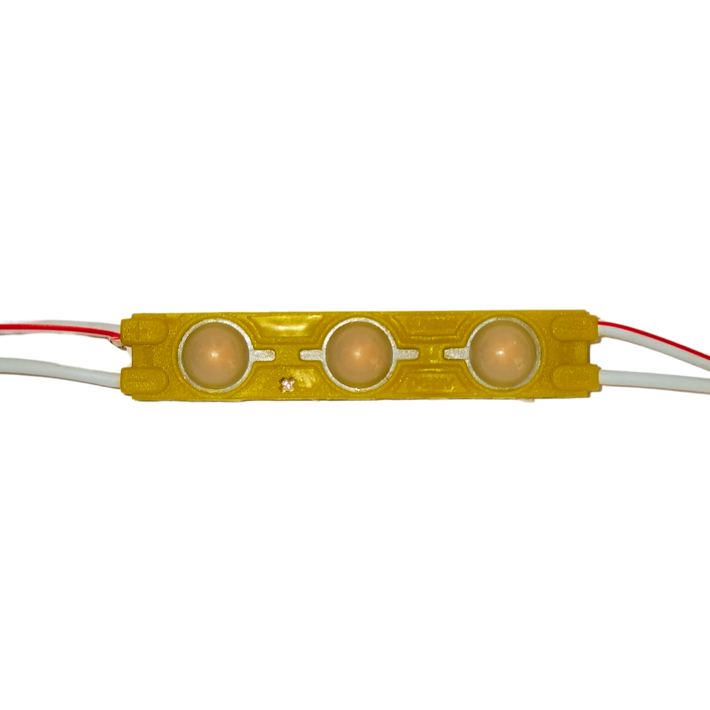 [ML3-AMx10] 10pz MODULO 3 LEDS 2835 12v AMARILLO