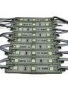 10pz MÓDULO DE 3 LEDS 5054 12v BCO FRIO