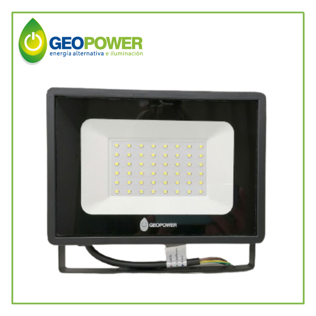 [REFLEDC/50W] GEO- REFLECTOR DE LED 50W CÁLIDO