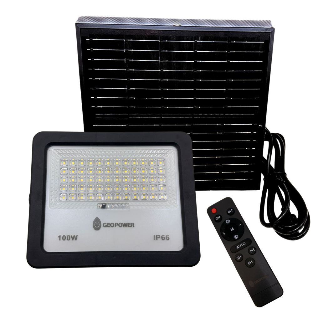 GEO - REFLECTOR SOLAR 1100LM  6AH EQUIVALENTE A 100W