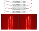 10pz MÓDULOS DE 3 LED SMD 2835 12v EXTERIOR ROJO