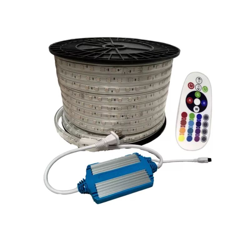 [DD-16V-10-07A-150M] ILV- MANGUERA LED SMD5050 RGB 150M y 1 CONTROLADOR