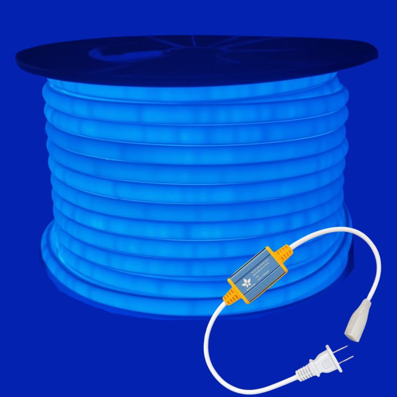 [DD-14V-0008-05A-25M] ILV- MANGUERA NEON 2835 25M AZUL CON CONECTOR
