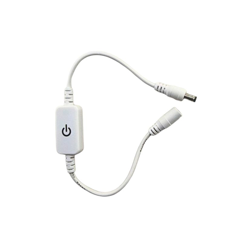 GX- CONTROLADOR-12V-24V-3A-TIRA MONO TOUCH BLANCO