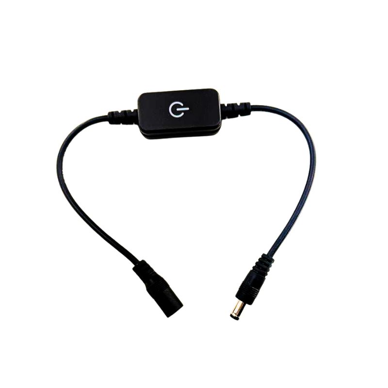 GX- CONTROLADOR-12V-24V-3A-TIRA MONO TOUCHNEGRO
