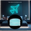 GX- TIRA NEON 2da GEN 12V 120L/M 1M 6MM AZUL HIELO