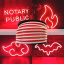 GX- TIRA NEON 2da GEN 12V 120L/M 1M 6MM ROJA