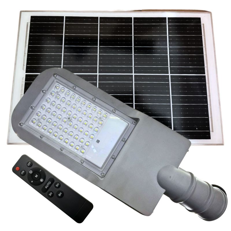 [LD-17V-0030-01A] ILV- LAMPARA SUBURBANA SOLAR CON BRAZO 3500LM