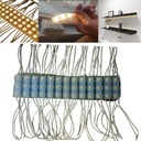 10pz MODULO LED MINI 110v 3 LEDS LUZ BLANCO CALIDO
