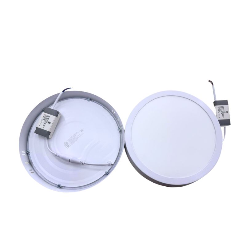 [MB-02U-0018-01A] LEL- 2pack PANEL SOBREPONER REDONDO 18W BLANCO FRIO