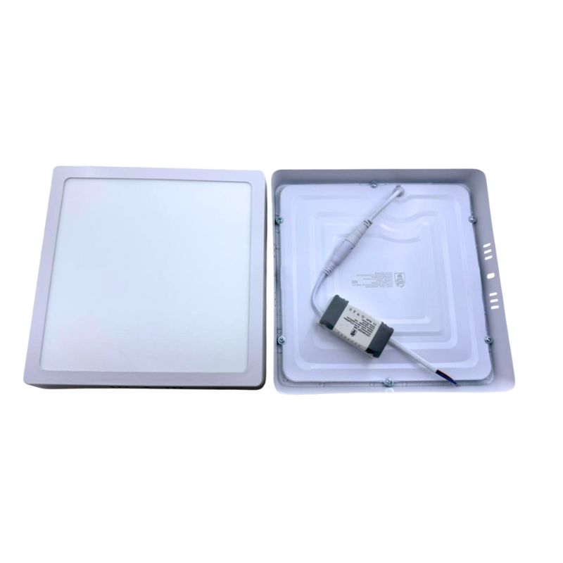 [MB-04U-0024-01A] LEL- 2pack PANEL SOBREPONER CUADRADO 24W BLANCO FRIO