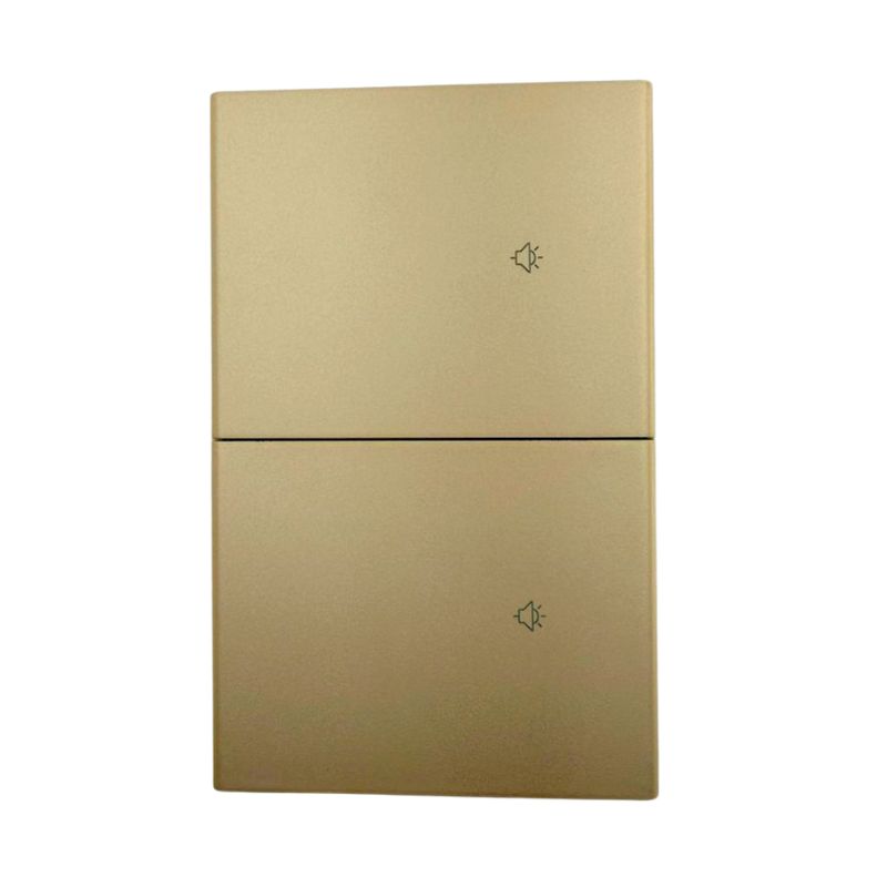 INN - PLACA LUXURY SMART WiFi BT APAGADOR DE 2 INTERRUPTORES DORADA