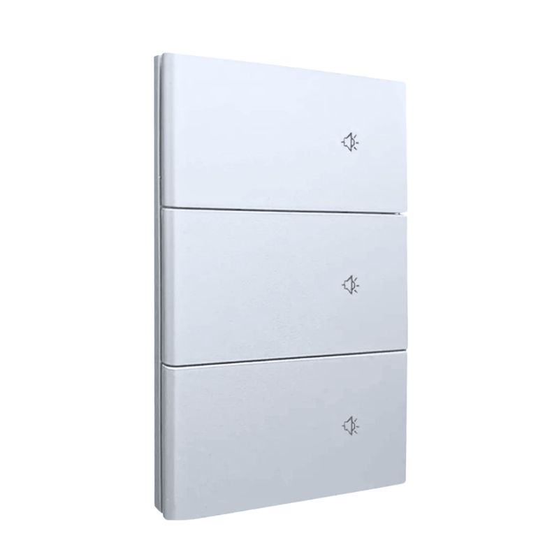 [APL-717] INN- PLACA LUXURY SMART WiFi BT APAGADOR DE 3 INTERRUPTORES BLANCA