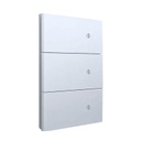 INN- PLACA LUXURY SMART WiFi BT APAGADOR DE 3 INTERRUPTORES BLANCA