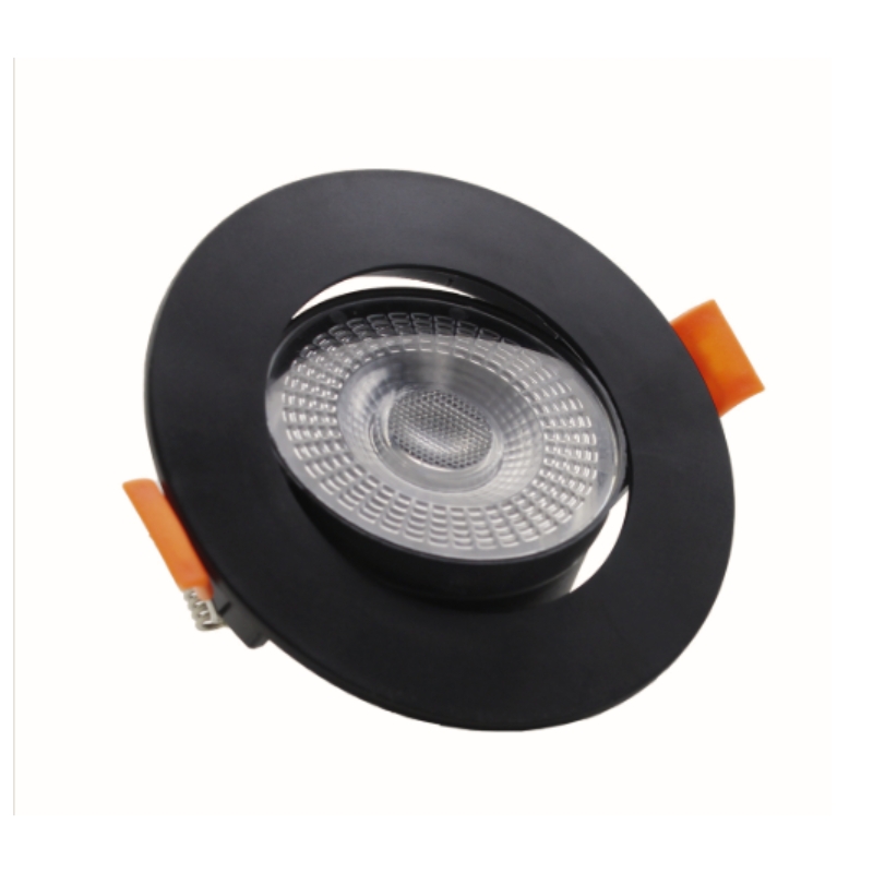 INN- INN- EMPOTRABLE LED REDONDO MINI  3W/5W/7W NEGRO 3 TONOS