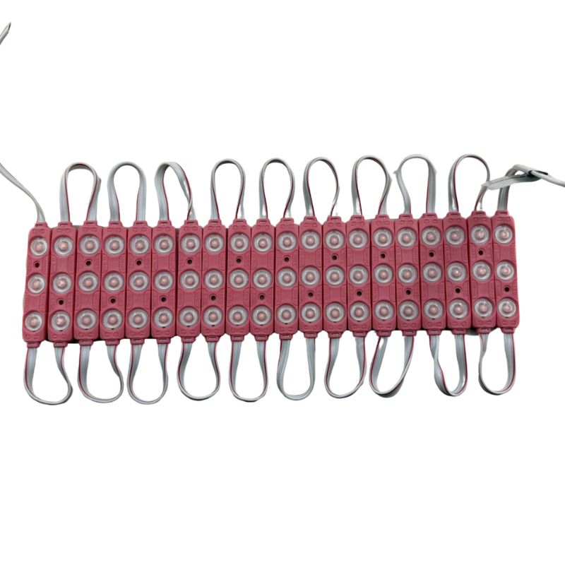 10pz MODULO 3 LEDS 2835 12v ROSA