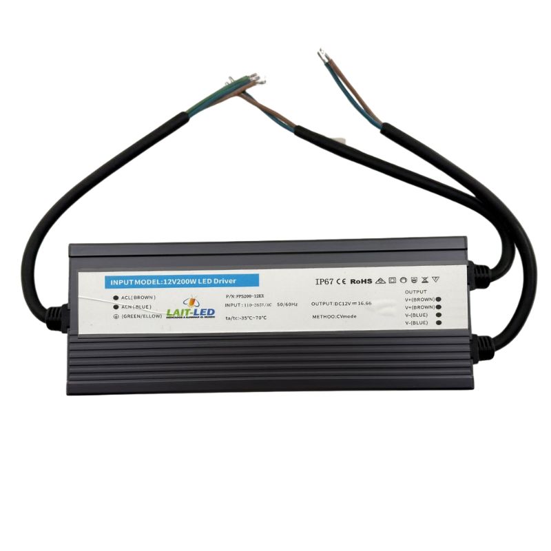 [FPS200-12EX / GFP200IP67-12V] LAL-Fuente De Poder Slim 200W 12V Exterior