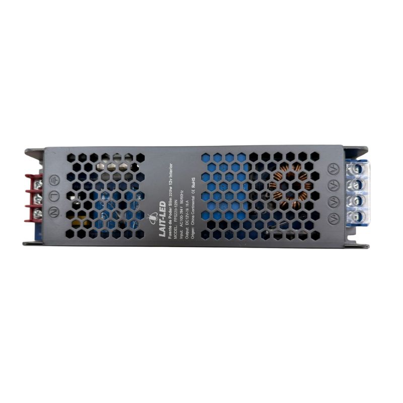 Fuente de Poder Slim 220w 12v Interior