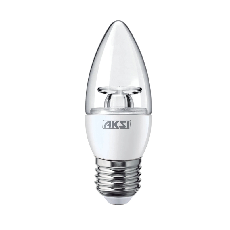 AKS - Foco LED Aksi 4W Vela Base E27 Luz Blanca