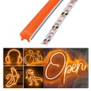 GX- TIRA NEON 2da GEN 12V 120L/M 1M 6MM NARANJA