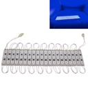 10pz Módulos Led C/ Lupa 110v Azul Transparente