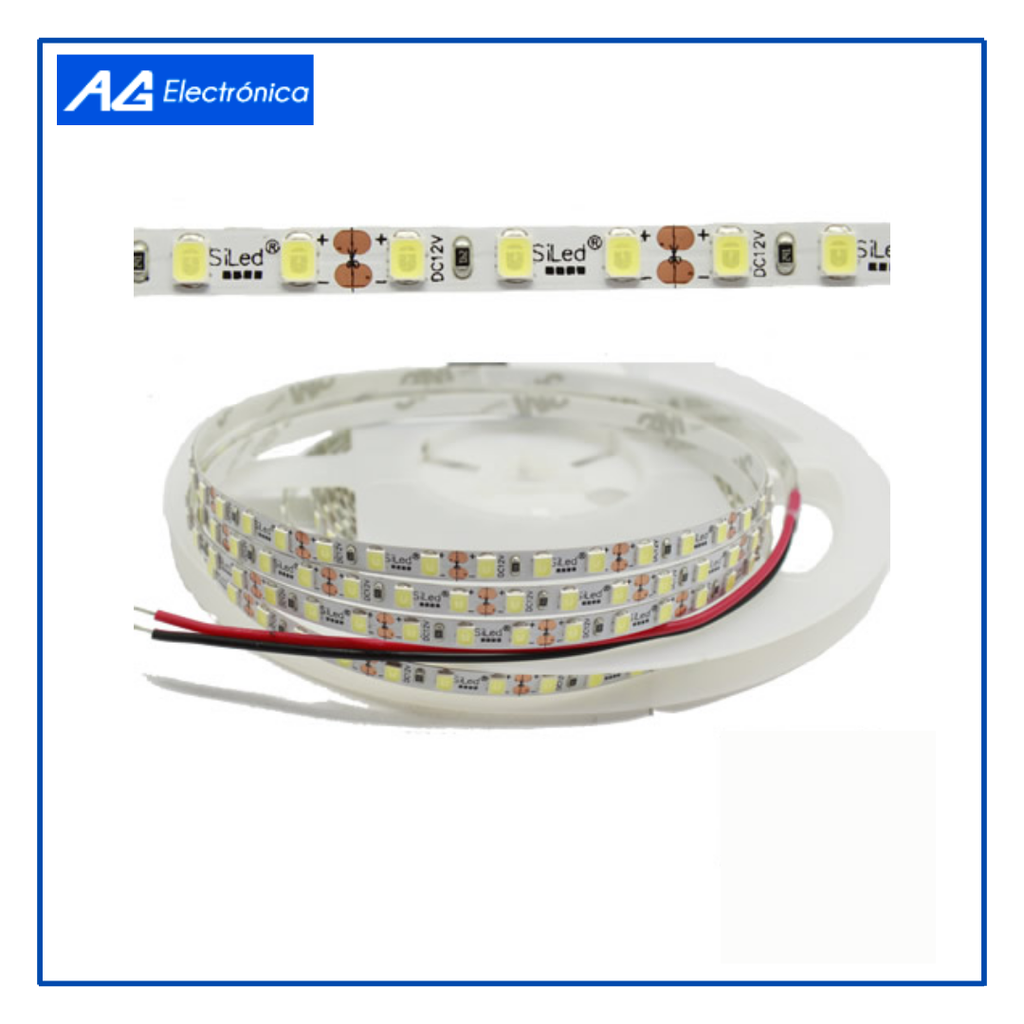 AGE- TIRA FLEXIBLE 600 LED 2835 BLANCO FRIO INT PCB 5MM