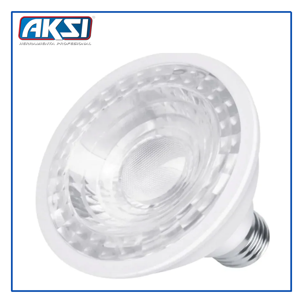 AKS- FOCO LED PAR 38 20W LUZ BLANCA, CAJA COLOR
