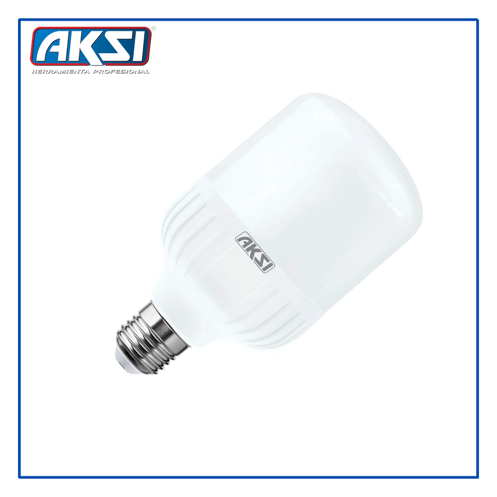 AKS- FOCO LED ALTA POTENCIA 30W TIPO T LUZ BLANCA E27