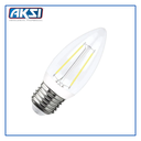 AKS- FOCO LED FILAMENTO VELA 2W LUZ CÁLIDA E27