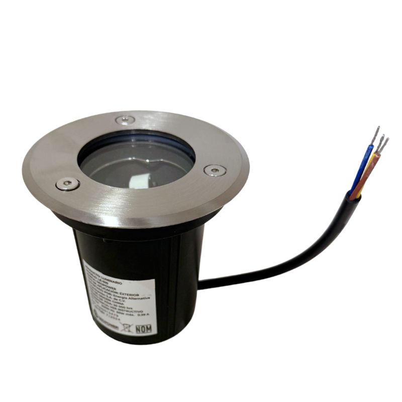 [LE-010] GEO- EMPOTRADO ACERO INOXIDABLE 19 CM