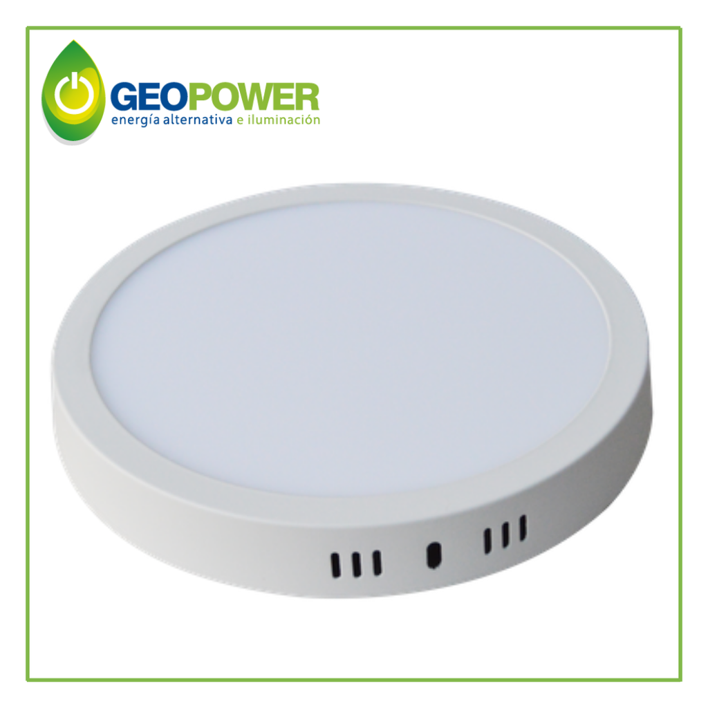 [LR-LED/12W-SP] GEO- LED REDONDO 12W SOBREPONER LUZ FRIA