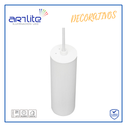 [ADE-607] INN- COLGANTE CILINDRO ALUMINIO BLANCO 1XGU10