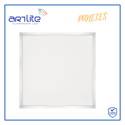 [ADO-007] INN- PANEL LED CUADRADO SLIM 60X60CM 40W BLANCO FRIO