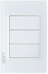 [BP1200-CBB] LCK- PLACA CIEGA CRISTAL BLANCO