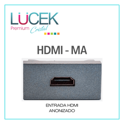 [HDMI-MA] LCK- TOMA DE CONEXIÓN HDMI ANODIZADO