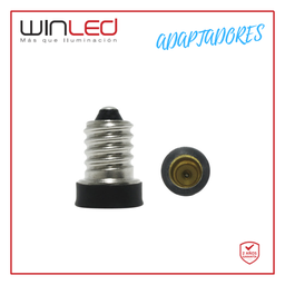 [WAD-006] WIN- ADAPTADOR DE BASE E14 A LÁMPARA E12