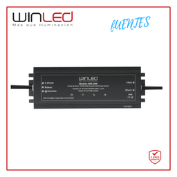 [WEL-006] WIN- FUENTE PODER SLIM AL CD12V 100W 8A IP67