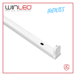 [WGA-002] WIN- GABINETE CANALETA SENCILLA TUBO T8 1.20M