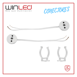 [WAC-014] WIN- KIT 2xG13 REDONDO CABLEADO Y CLIPS P/T8