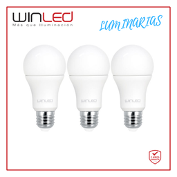 [WLA-015] WIN- LAMPARA 3 PACK LED BULBO E26 10W BC