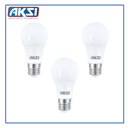 [123001] AKS- PACK 3 FOCOS A19 9W LUZ BLANCA