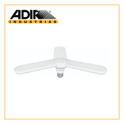 [10704] ADI- LÁMPARA LED 40W TIPO VENTILADOR E27 BLANCO