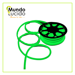 [TA666V] MLU- TIRA LED DOBLE CARA NEON 25MTS COLOR VERDE