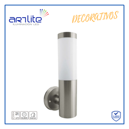 [ADE-017] INN- LUMINARIA PARED CILINDRO ACERO INOX E26